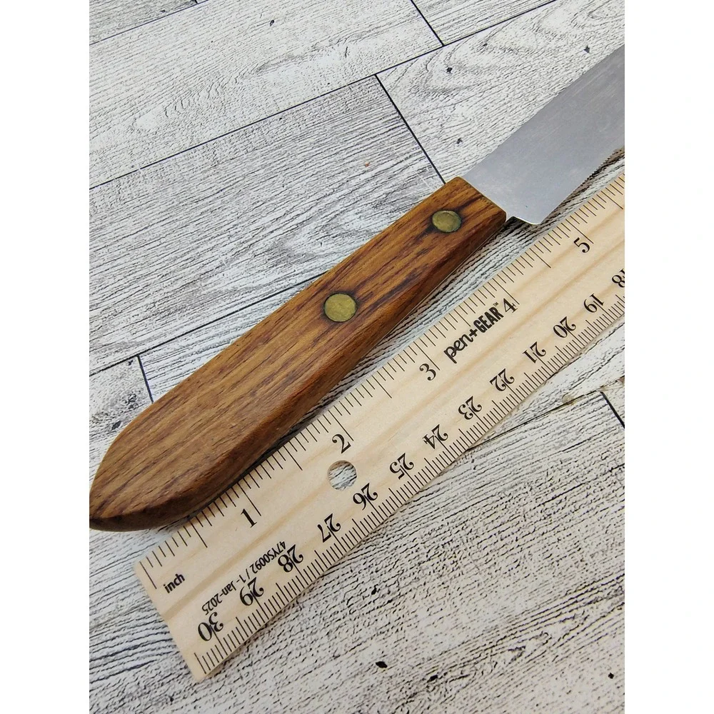 Vintage Cerny Parts Nebraska Advert Promo Utility Knife Saw Blade‎ Wood Handle